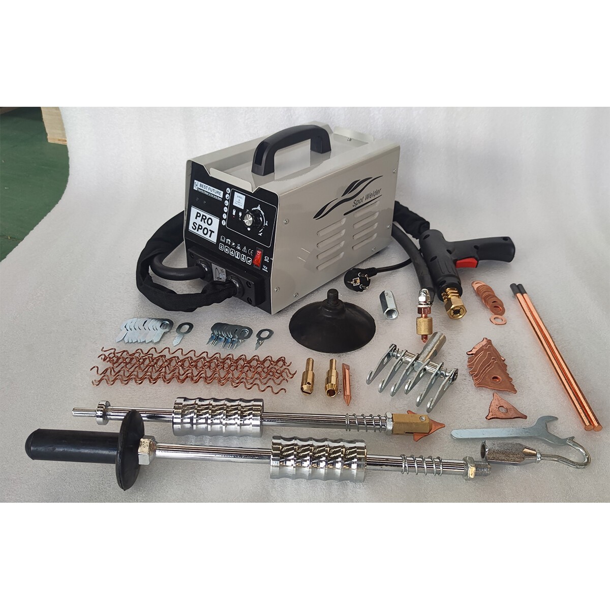 3800A Spot Welder Dent Puller Kit Car Body Repair Machine 6 Models Dent Removal