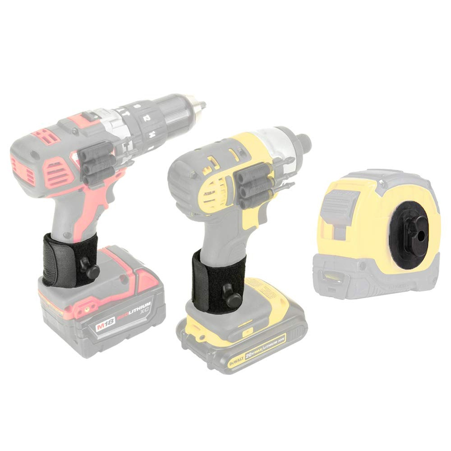 Spider Tool Holster - Packs of Three Add-Ons - Drill Pins, Pro Tabs, Pro Grip...