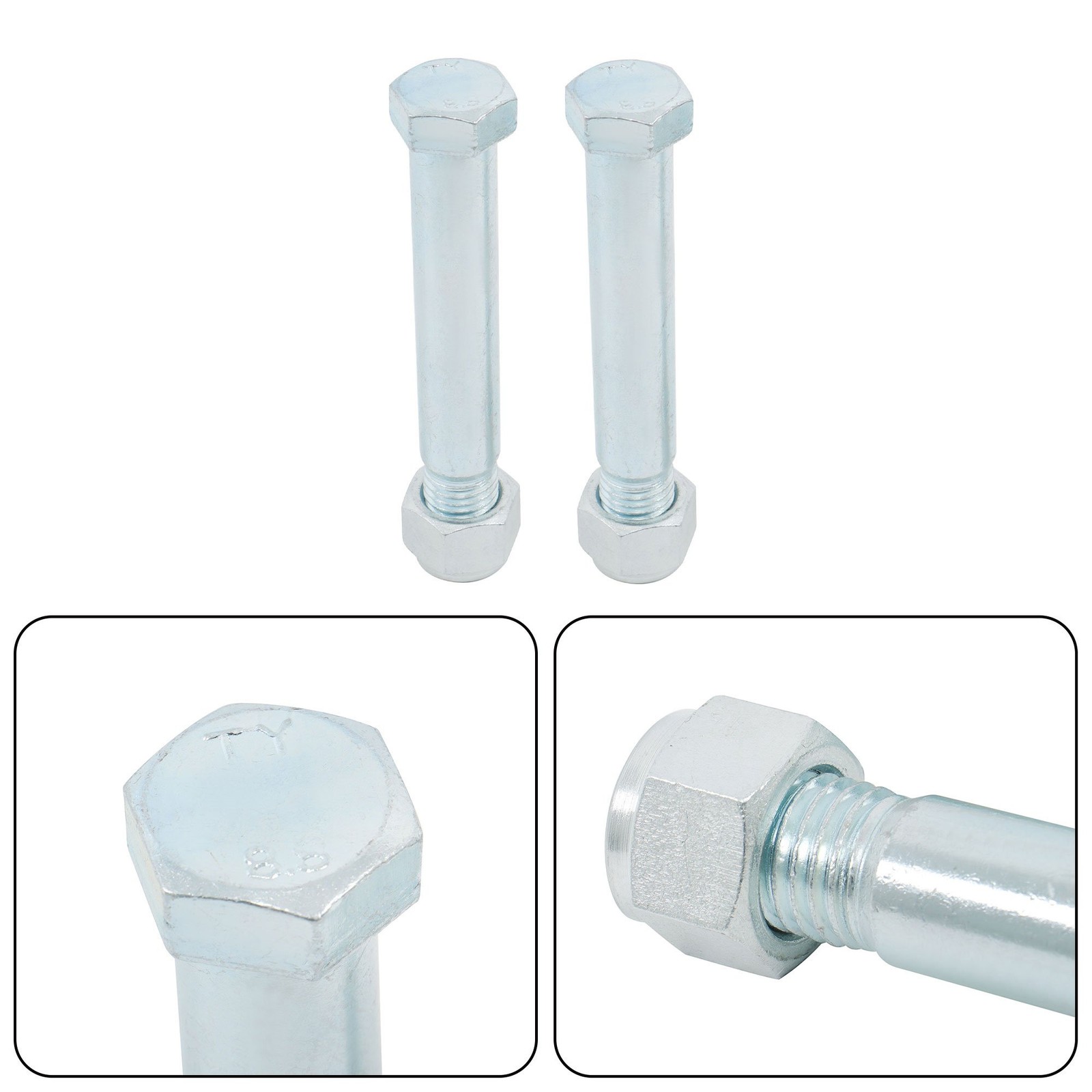 2pcs Mini Excavator Pins 0.98in/25mm For Small Digger Attachments Link pin