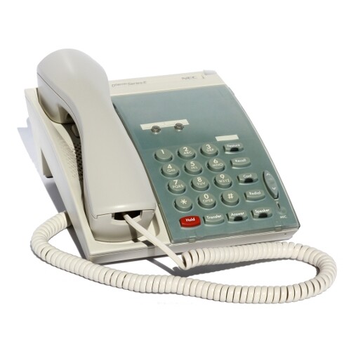 NEC DTP 2DT-1 2-Line Digital Phone (White) Refurbished