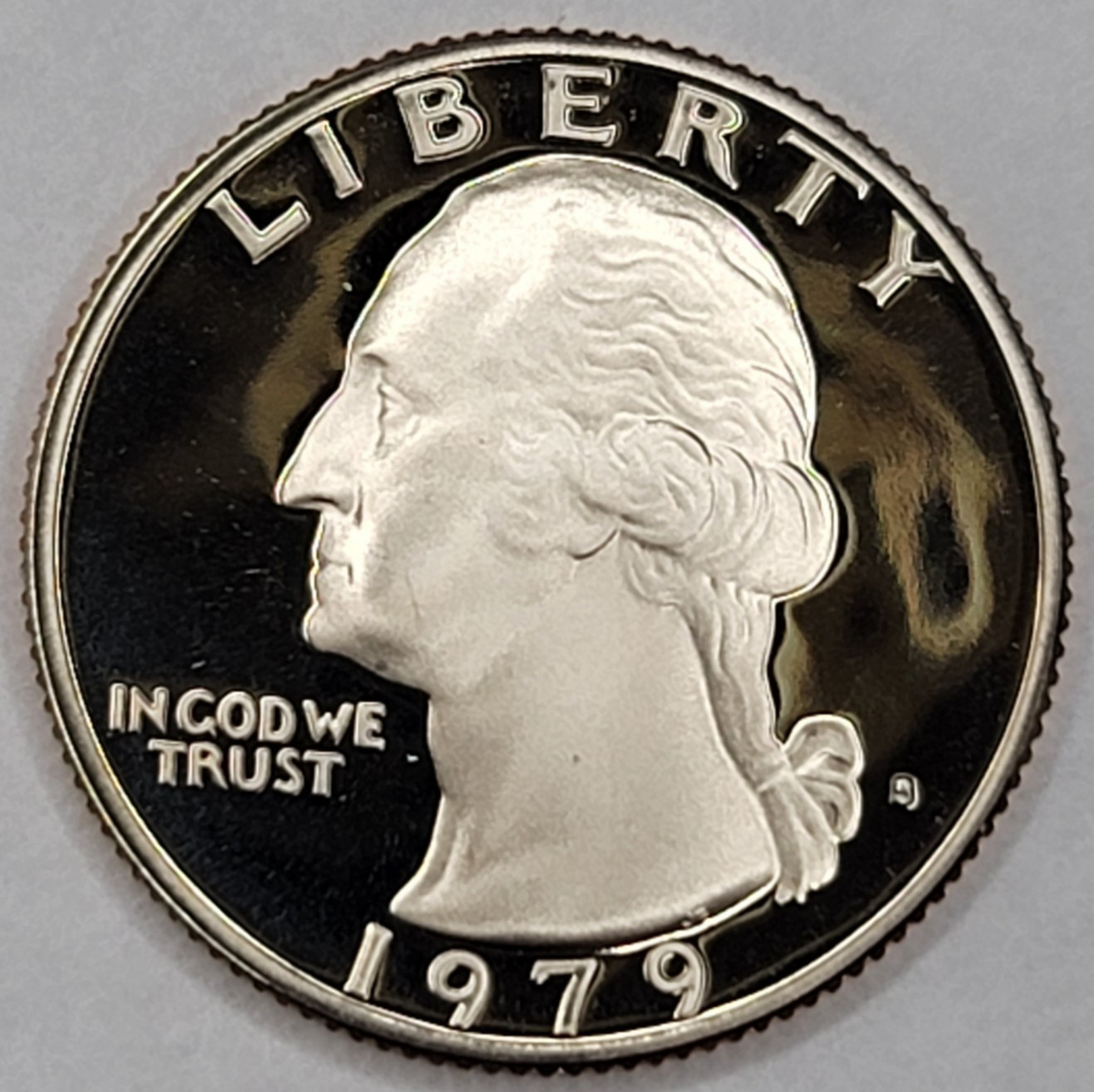 1979 S Gem Proof DCAM Washington Quarter - CN-Clad