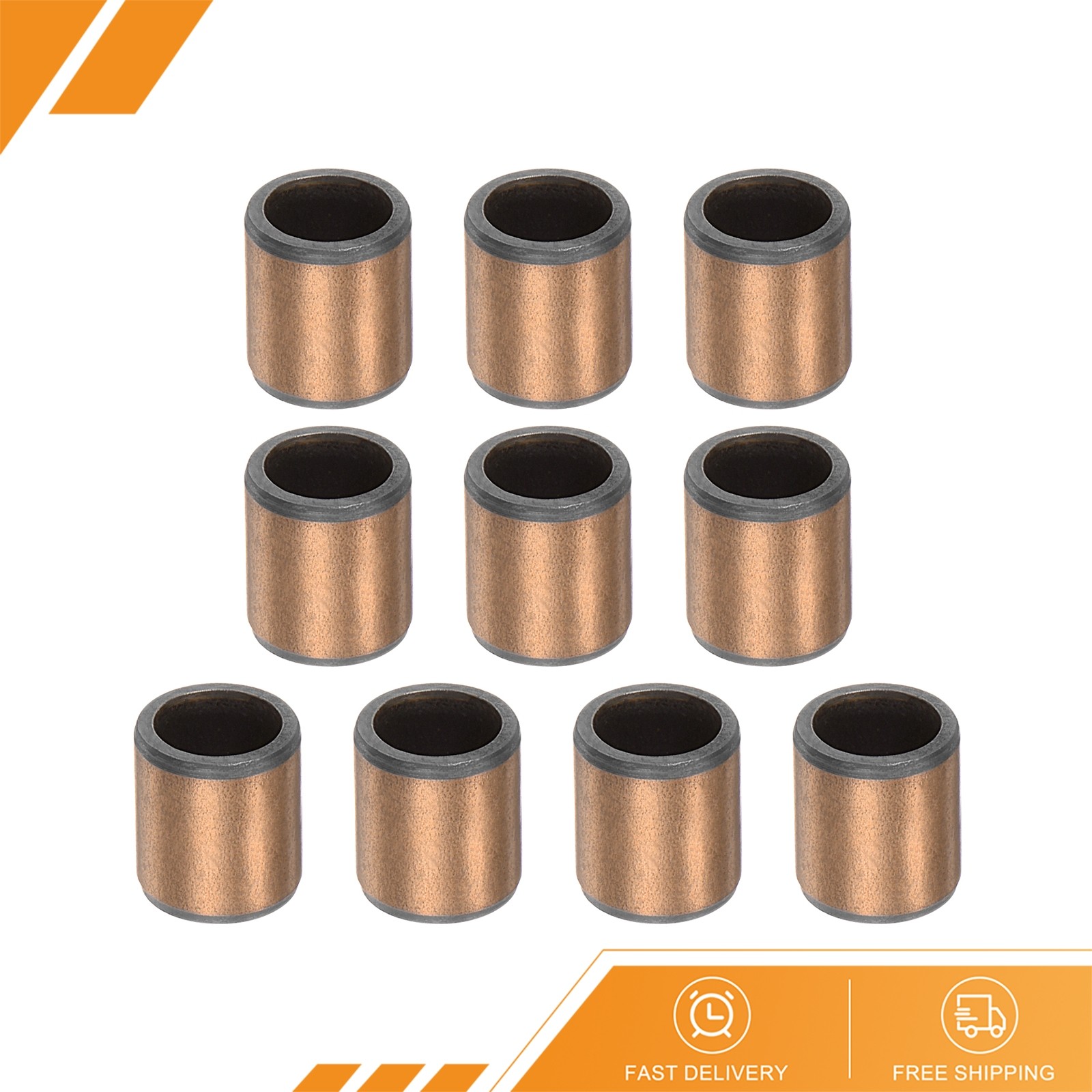 10pcs - Sleeve Bearings 5mm Bore x 7mm OD x 8mm Length Wrapped Oilless Bushings