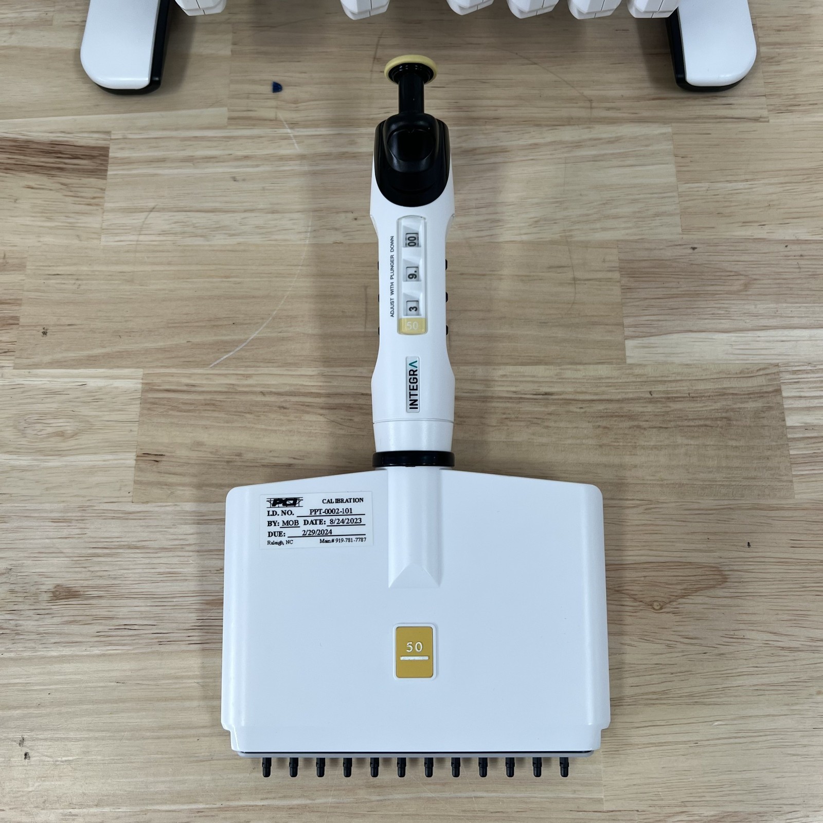 integra 12 Channel EVOLVE Manual Pipettes 50ul 3034 Calibrated