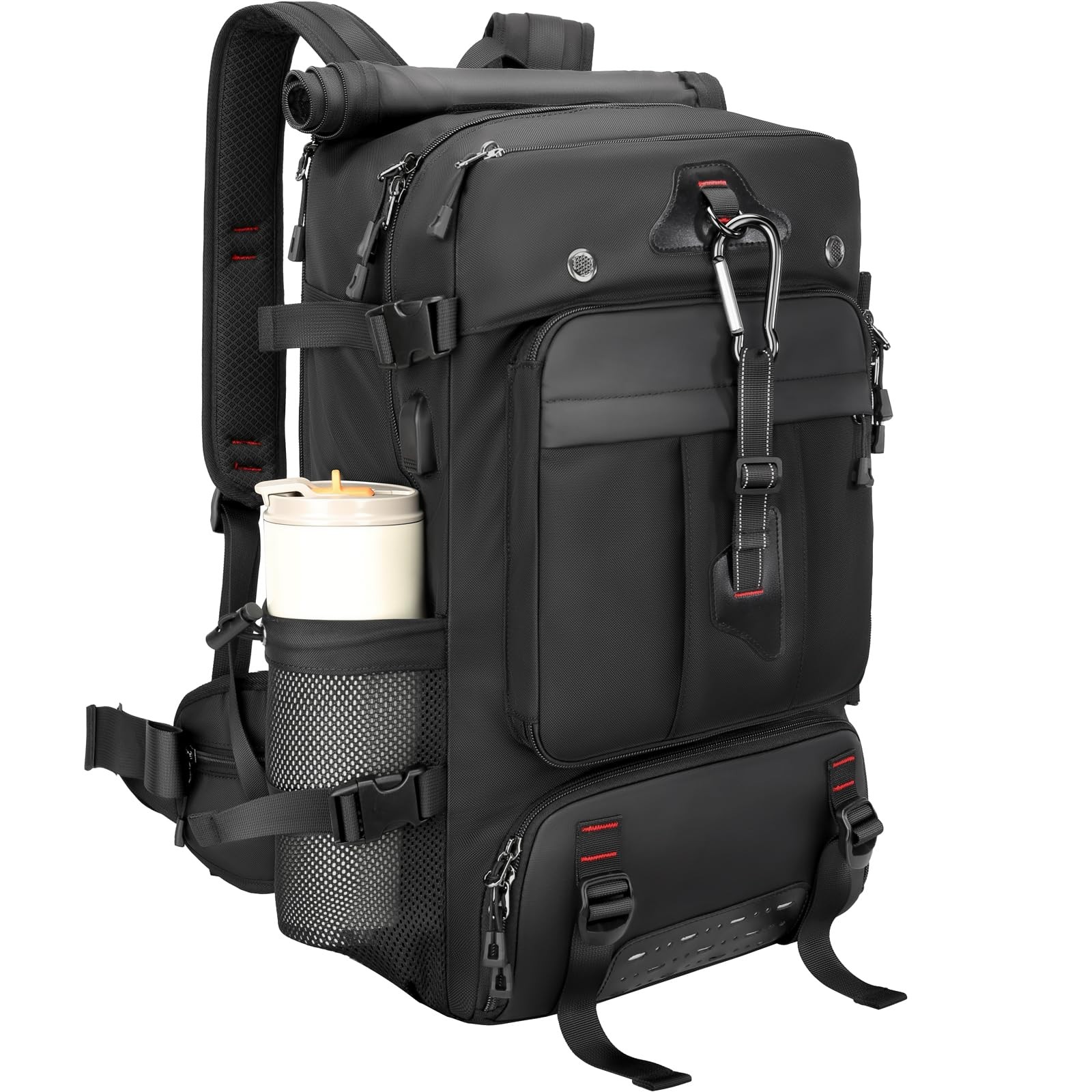 Travel backpack for men,60L Extra Large Carry on Backpack Durable Convertible...