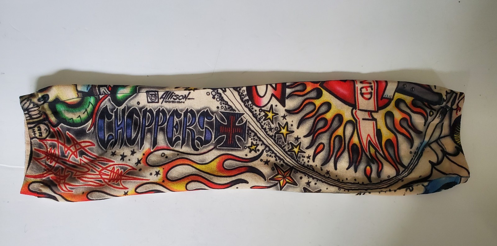 Tattoo Sleeve Design By Allison Biker Costume Halloween FREE SHIPPING