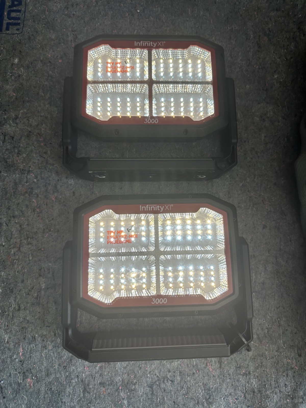 NEW Infinity X1 Dual Powered Solar LED Work Light 3000 Lumen
