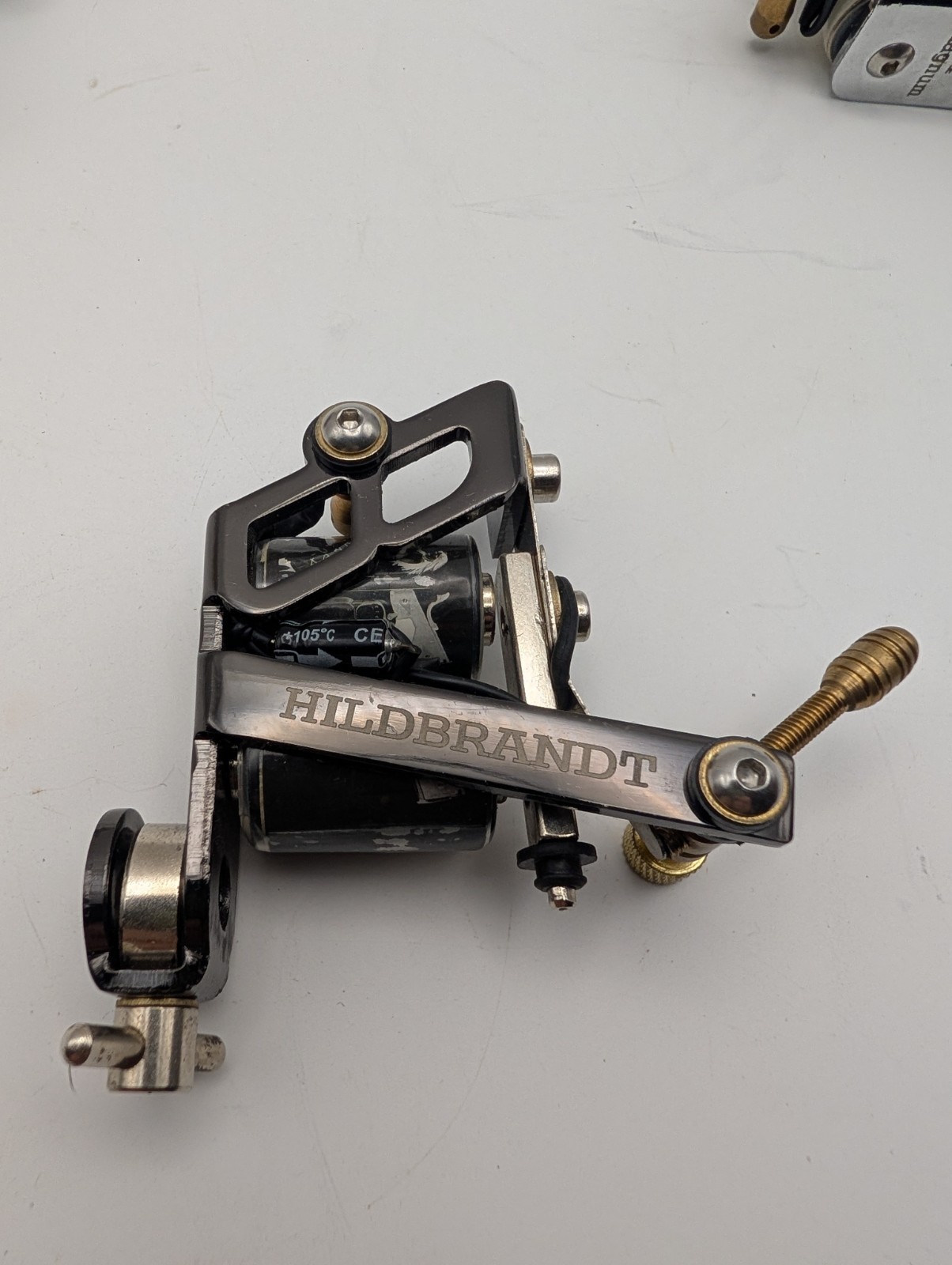 Hildbrandt Coil Shader Tattoo Machine .38 Calibre Black Frame Untested