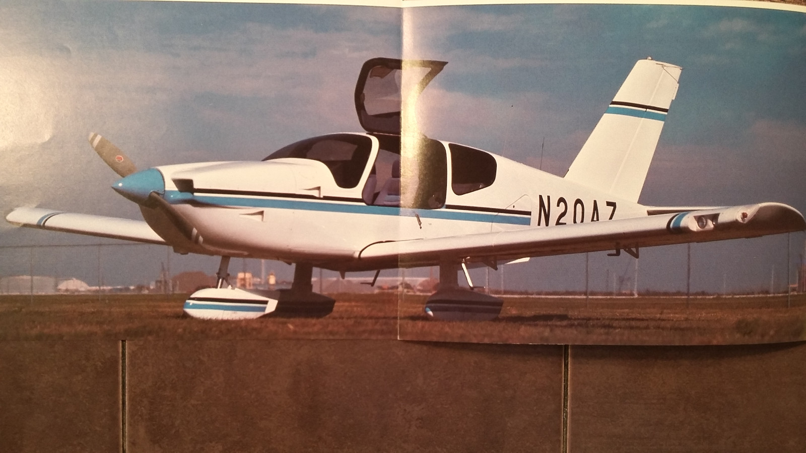 Original Aerospatiale Tobago Sales Brochure, Tri-fold, 8 x 10.75"