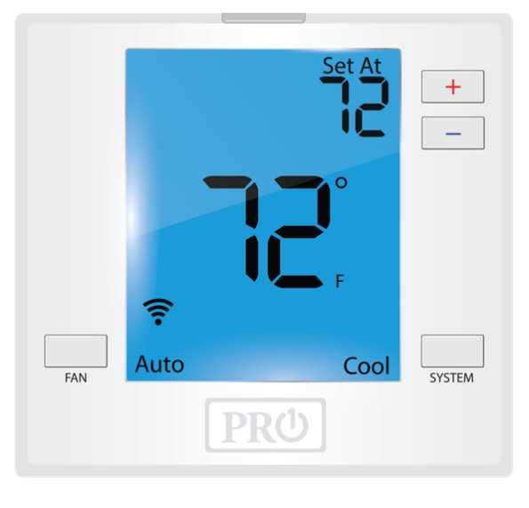 Pro1IAQ T701i WiFi 1H/1C NonProgrammable Thermostat