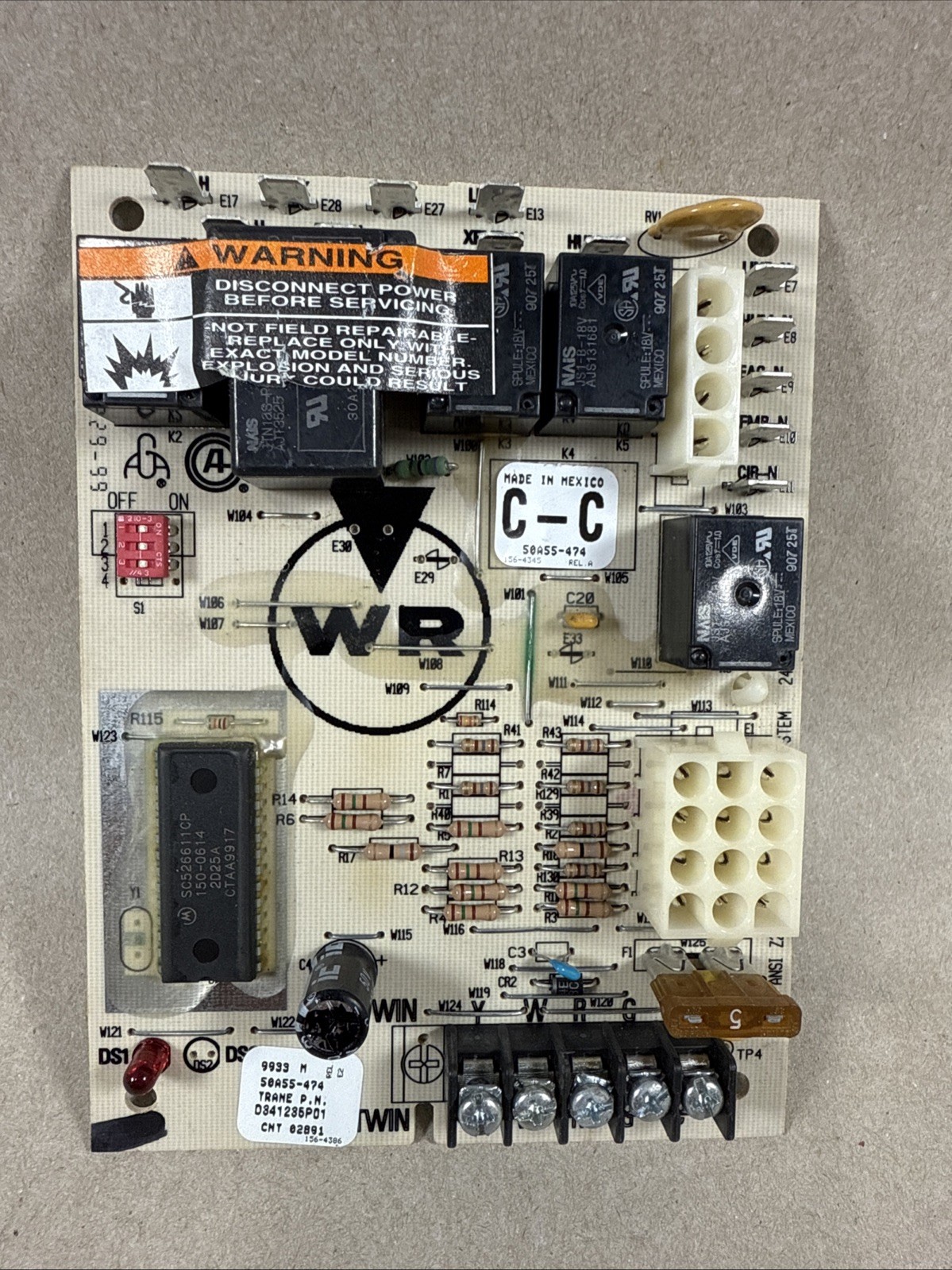 TESTED Furnace Control Circuit Board 50A55-474-04 D341235P01 White-Rodgers (H12)