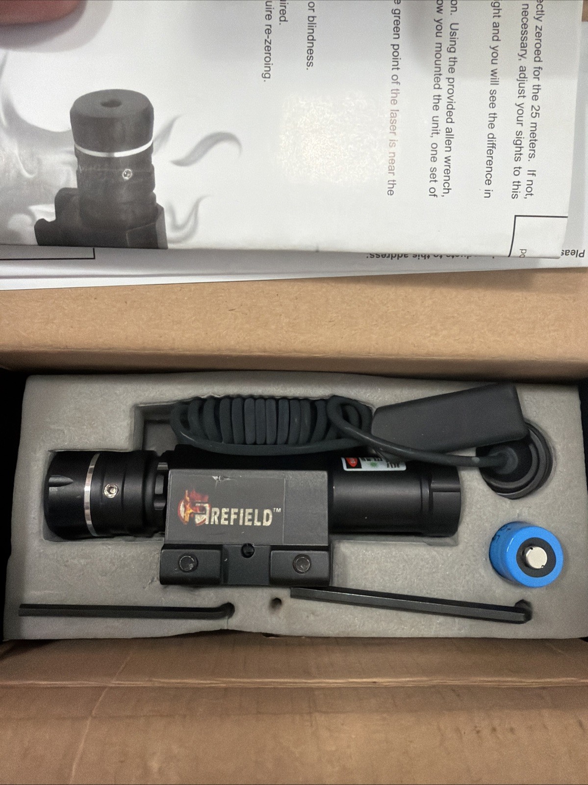 Firefield 5mW Green Laser Sight Kit