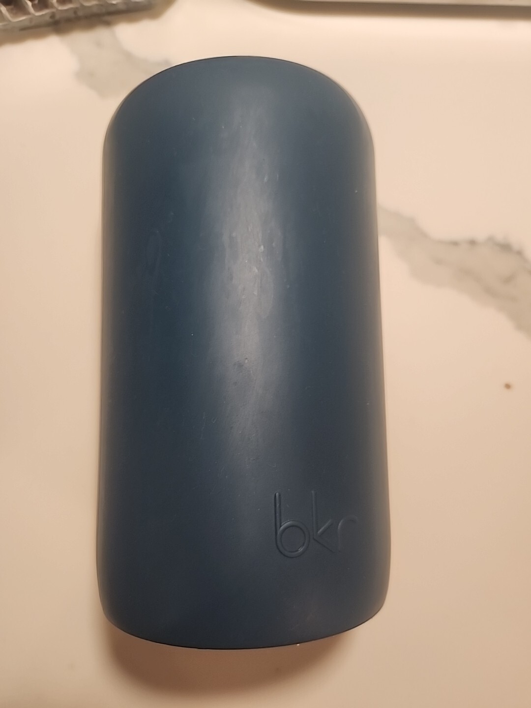 BKR Big 1L 32oz Glass Water Bottle, SLEEVE ONLY Color ATLAS Dark TEAL blue/green