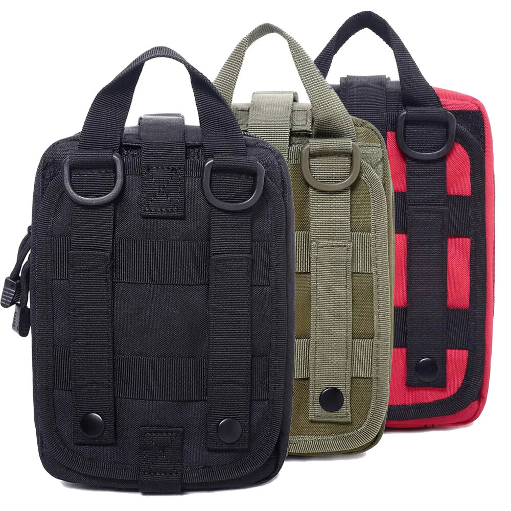 Tactical MOLLE Rip Away EMT First Aid IFAK Pouch Medical Bag with D-Ring Hook
