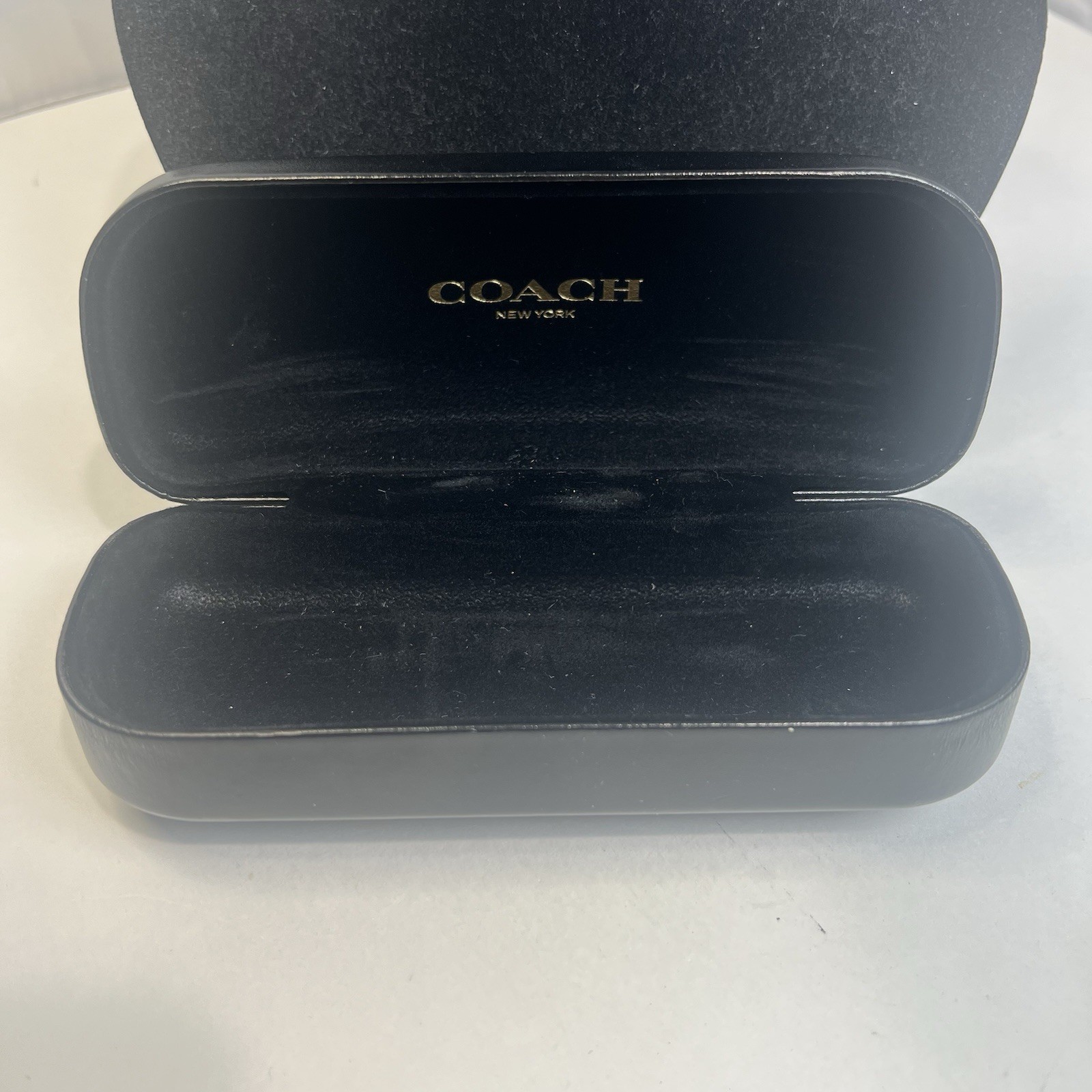 Coach New York Glasses Sunglasses Hard Shell Protective Clam Case