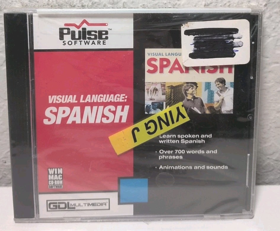 Visual Language Spanish Pulse Software Windows/MAC CD-ROM Brand New B367