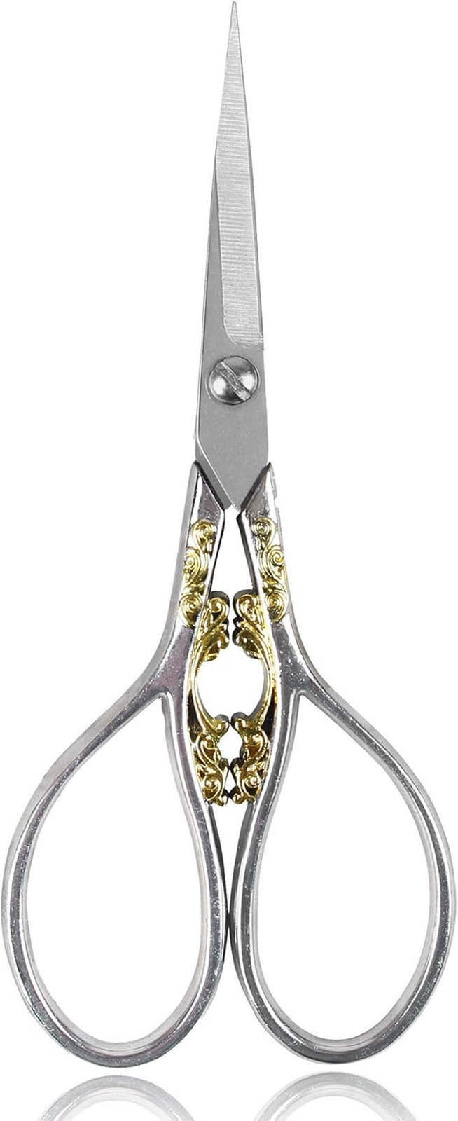4.33 Inches Vintage European Style Stainless Steel Auspicious Clouds Scissors fo