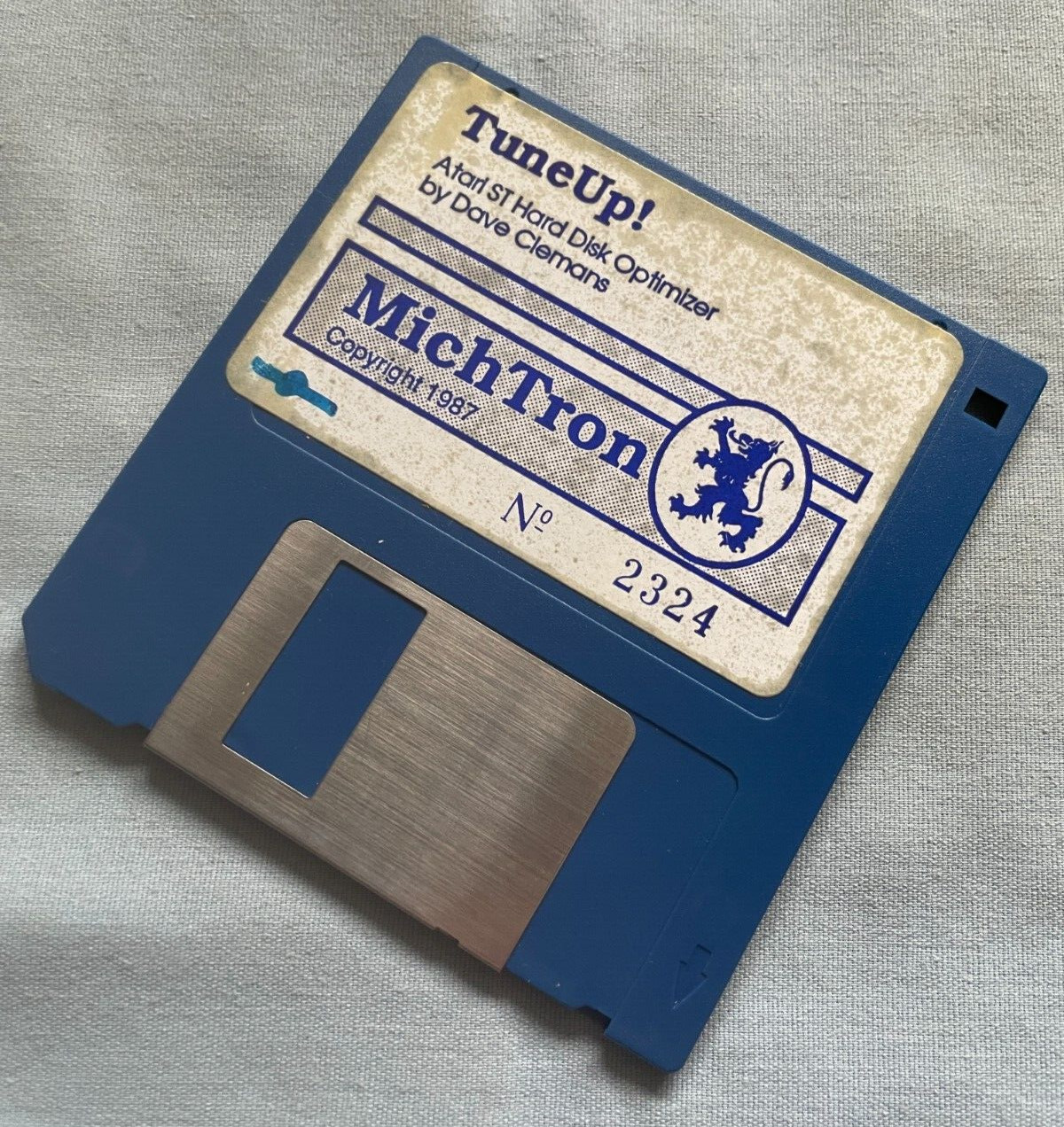 TUNEUP! - 1987 Atari ST Computer MichTron Software 3.5" Floppy Disk - UNTESTED