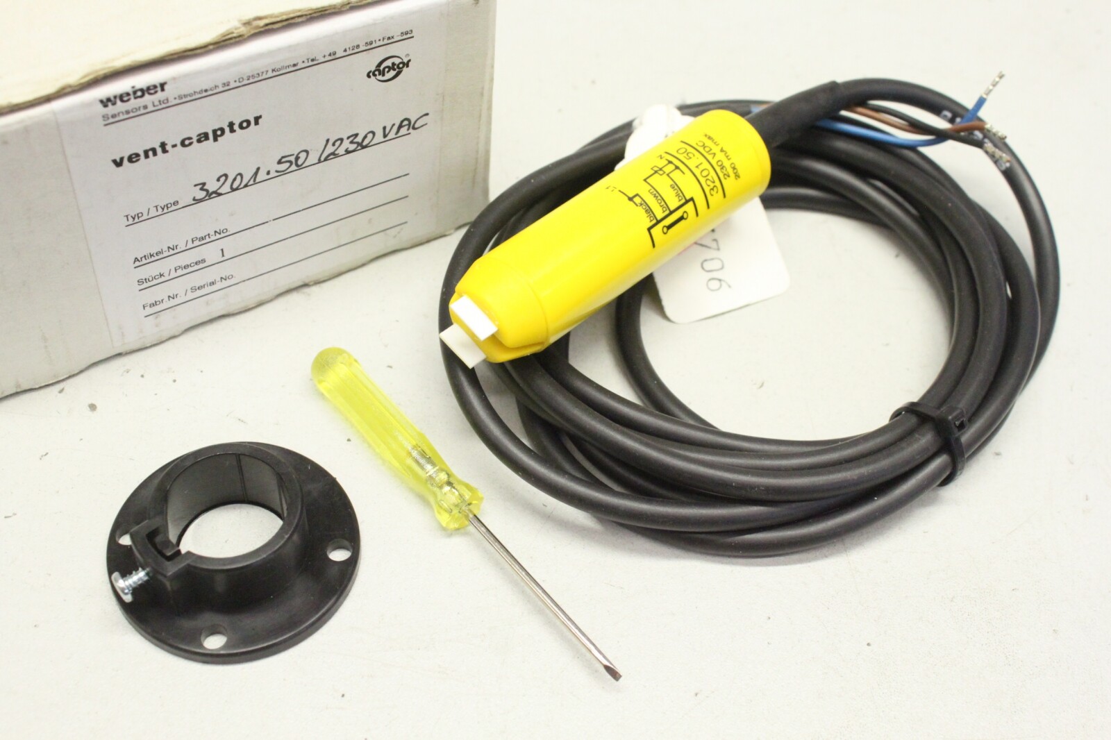 Weber Vent Captor 04128-591 3201.50 320150 3201 50 Flow Switch 04128-591 Original Box