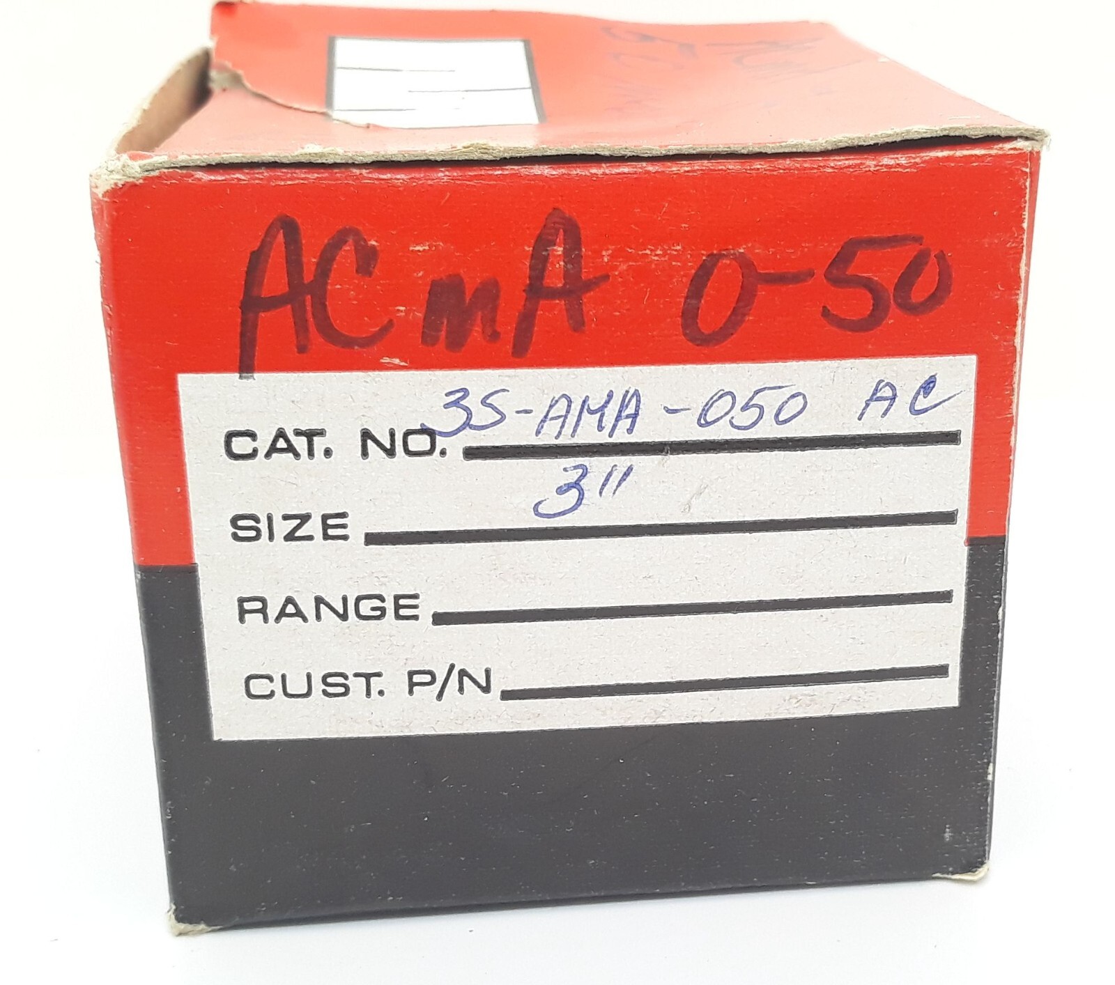 Modutec Panel Meter 0-50 AC Milliamperes Ammeter 3S-AMA-050