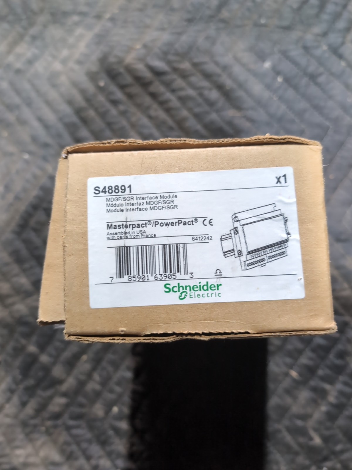 NEW Schneider S48891 MDGF/SGR Masterpact / PowerPact Ground Fault Interface