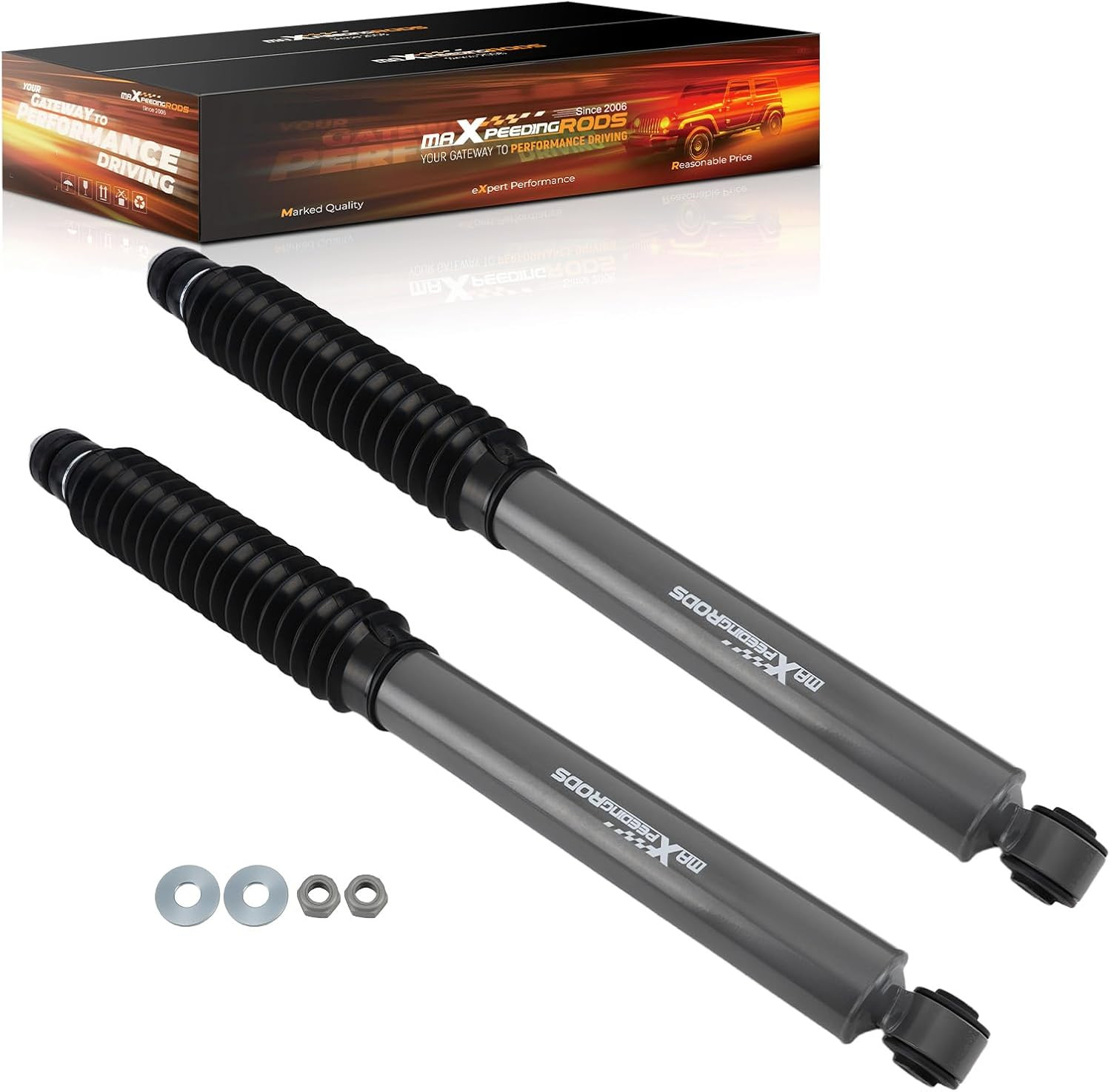 Front Shock Absorbers for Ford F-250 F-350 4WD 2005-2023 G1 Upgrade & 2-4.5"