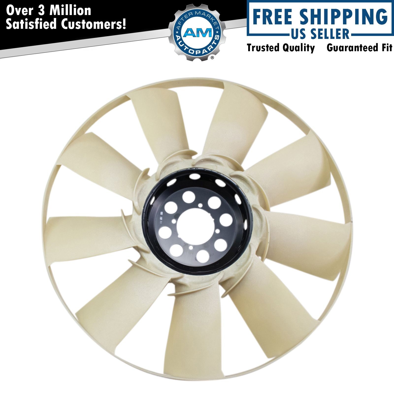 Engine Radiator Cooling Fan Blade Direct Fit for 10-12 Dodge Ram 2500 3500
