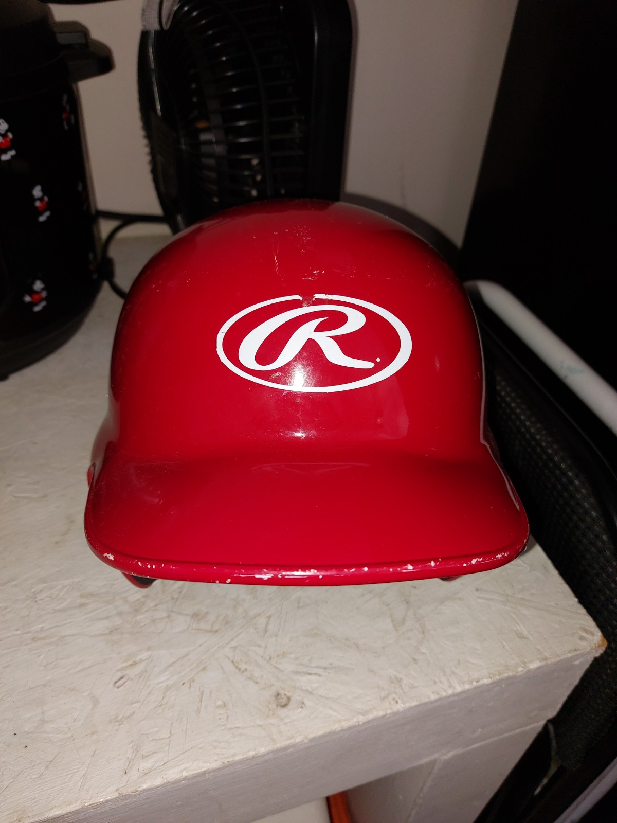 Softball/baseball helmet. Red. Rawlings