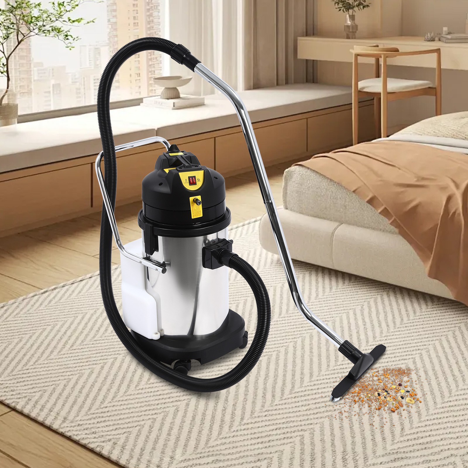 30L Commercial Cleaning Machine Pro Carpet Cleaner Extractor Vacuum Cleaner 110V