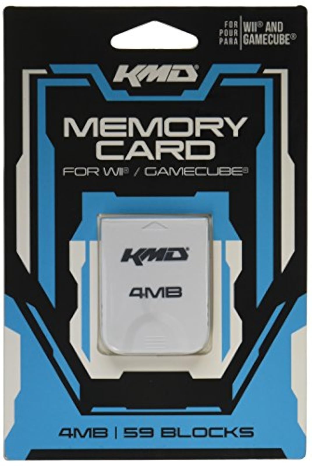 KMD 4MB 59 Blocks Memory Card For Wii And For GameCube Expansion Very Good 4E