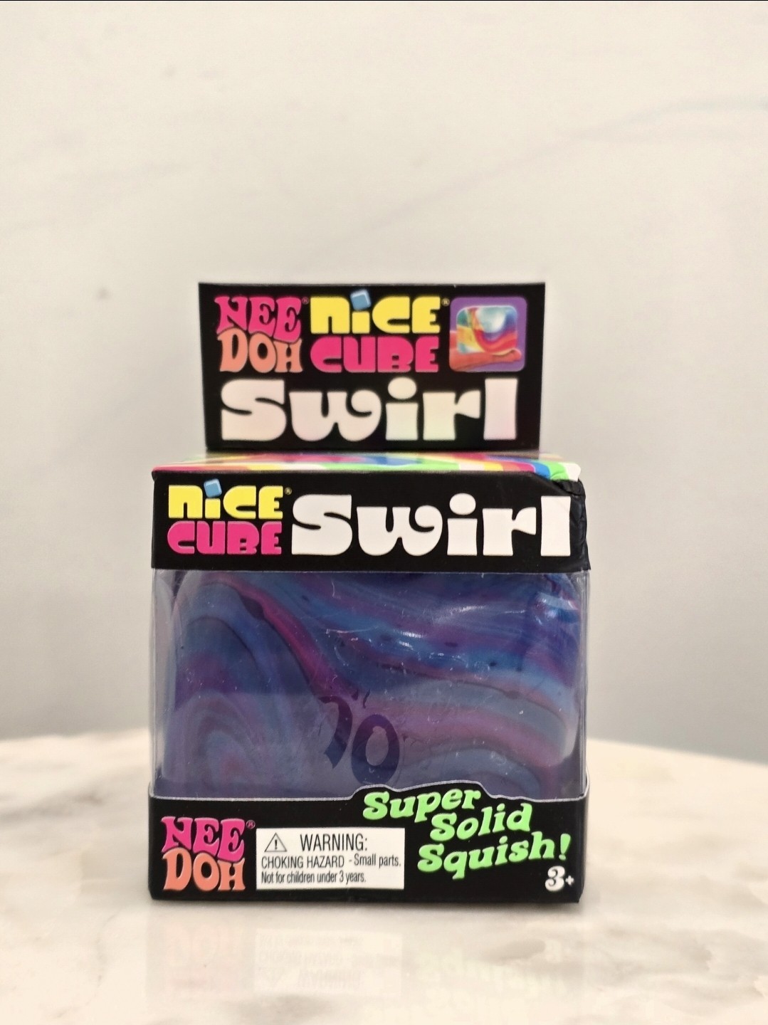 Nee Doh Nice Cube Swirl purple pink NEW IN BOX new in box ships fast today