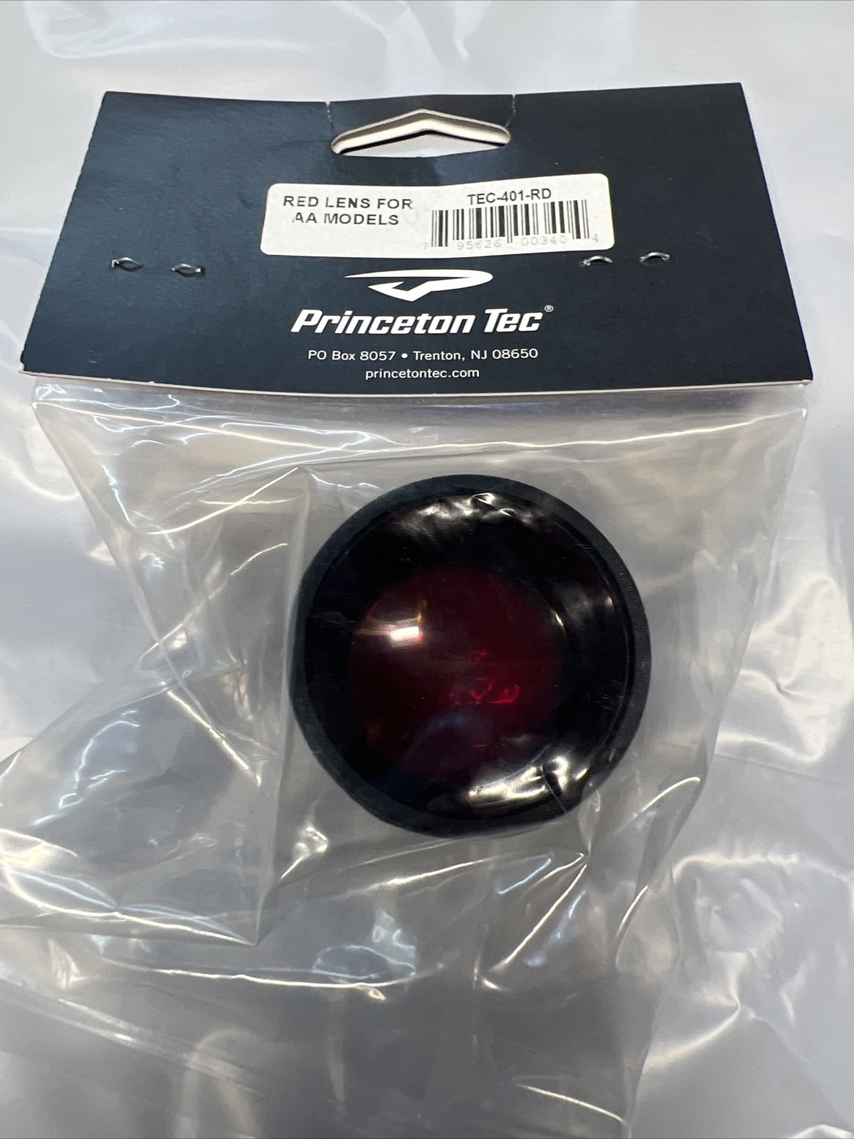 NEW Princeton Tec Red Lens Cover TEC-401-RD