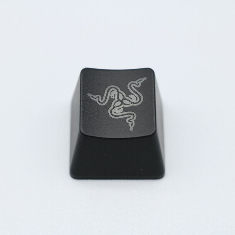 2pcs Razer Logo Black Backlit ABS Keycap R4 ESC Key Replacement