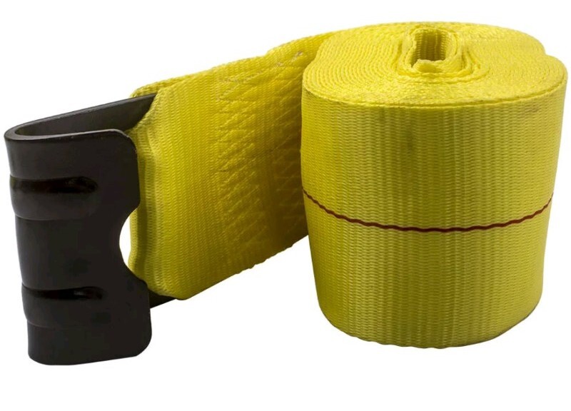 9pc 4" x 30' Winch Straps with Flat Hook Flatbed Truck Trailer Tie Down Strap