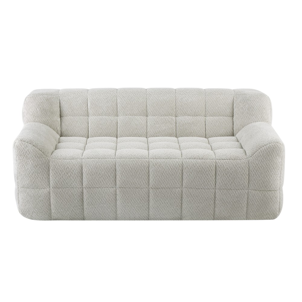 2 Seater Sofa, Velvet Fabric, Free Shipping & Compression Packaged