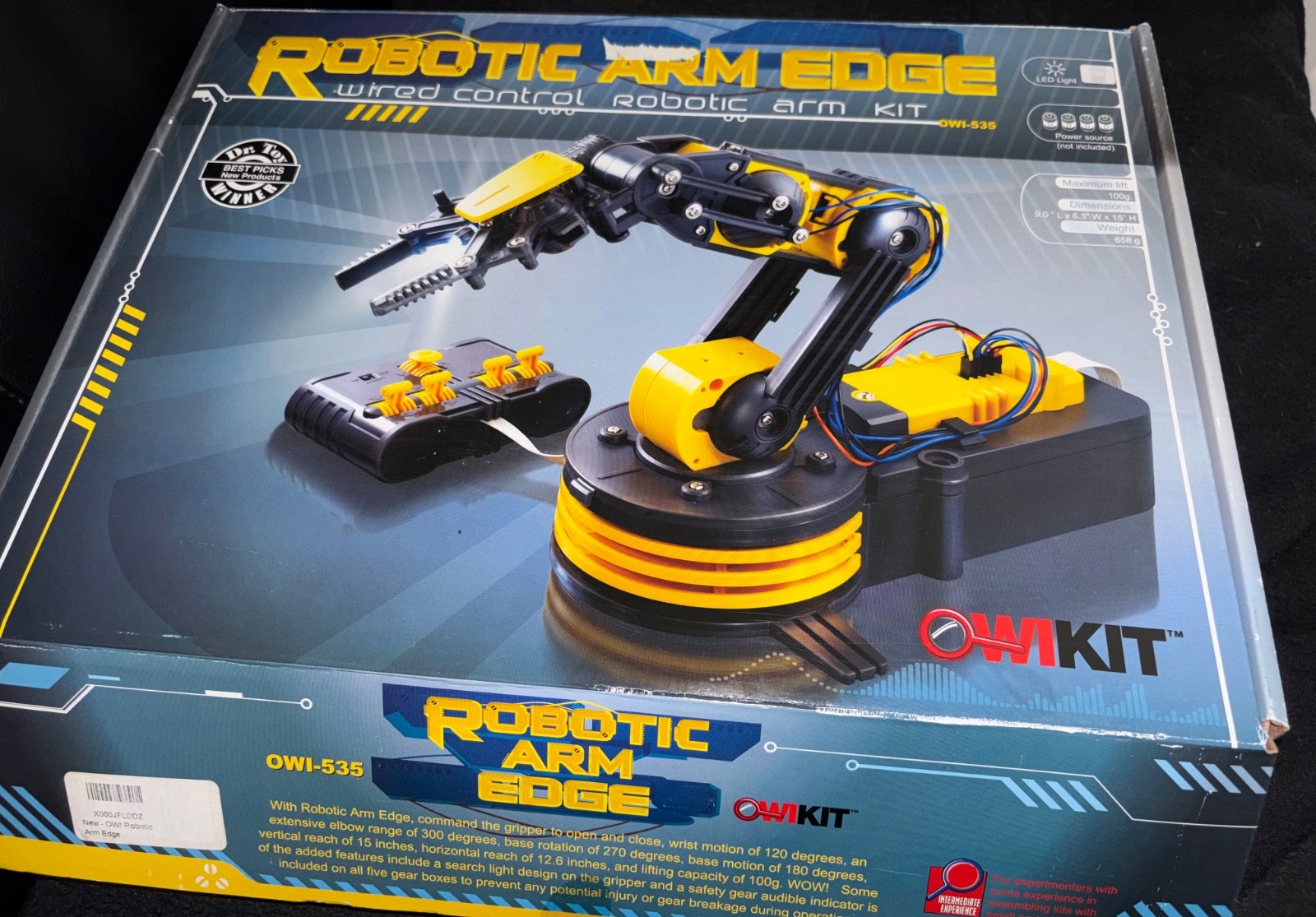 OWI-535 Robotic Arm Edge Wired Control Robotic Arm Kit - OWI KIT Great STEM Gift