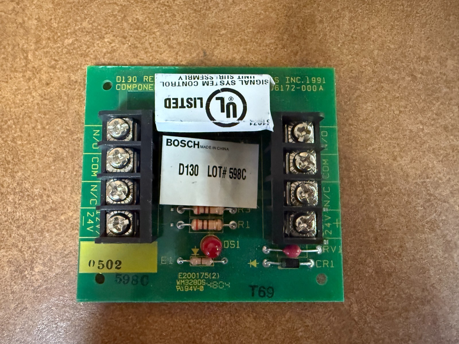 Radionics / Bosch D130 5 Amp Relay Module