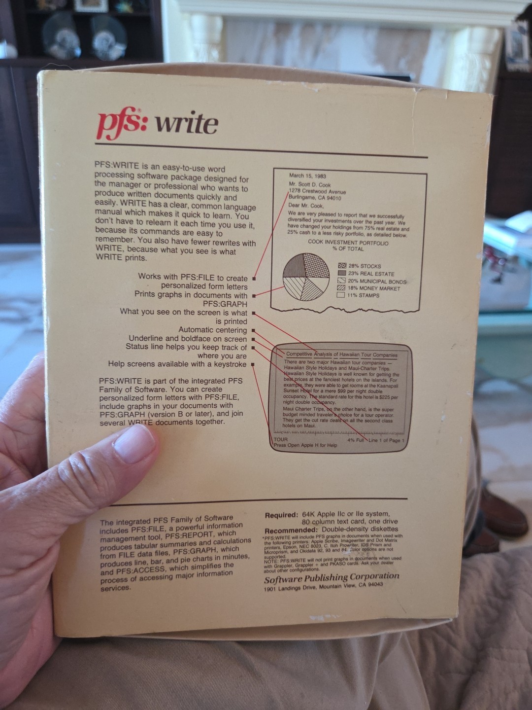 Apple IIC IIE PFS WRITE