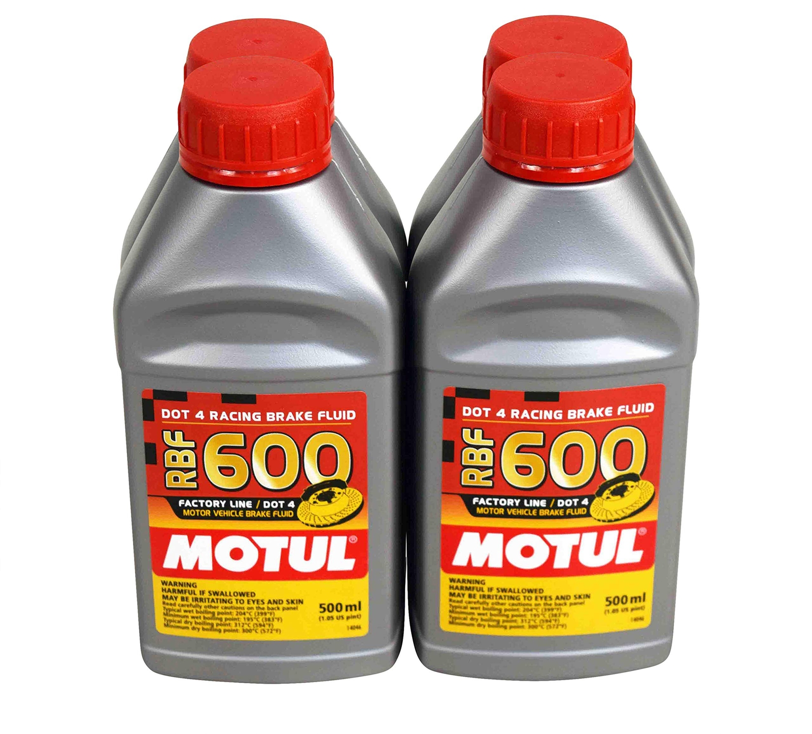 Motul MTL100949 8068HL RBF 600 Factory Line Dot-4 100 Percent Synthetic Racin...