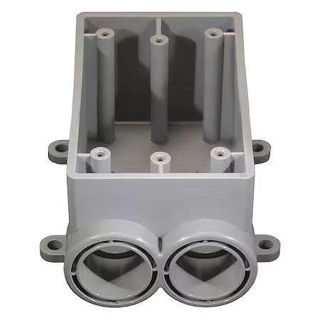 Cantex 5133542 Weatherproof Electrical Box, 21.8 Cu In, Fss Box Type, 1 Gang,
