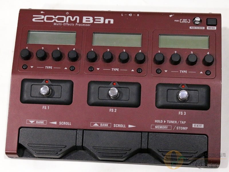[Used] ZOOM B3n Equipped with a total of 70 types of effects [NM735] [Kobe