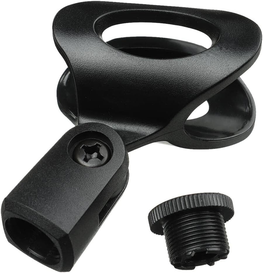 5Pcs Universal 180° Microphone Clips Clamp Holder For Wired/ Wireless Mic Stand
