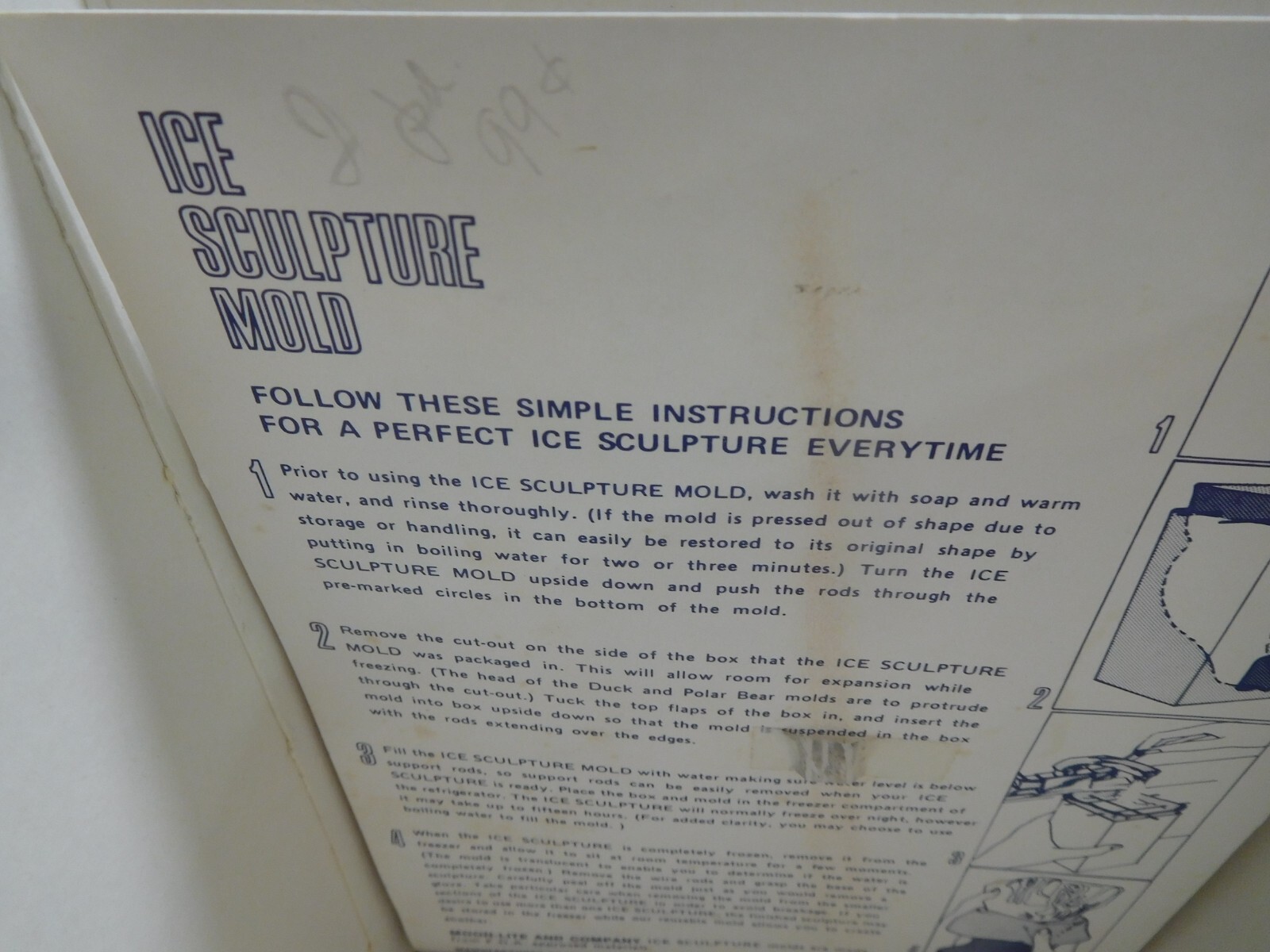 Ice Sculpture Mold Penguin in Original Box