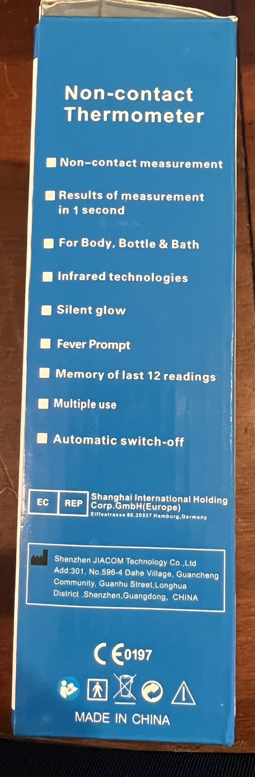 Tsai Non-Contact Thermometer