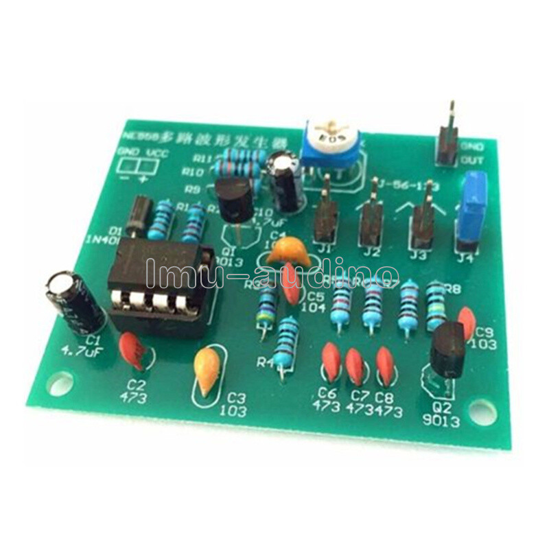 DIY Kits MultiChannel NE555 Waveform Generator Module Sine Triangle Square Wave