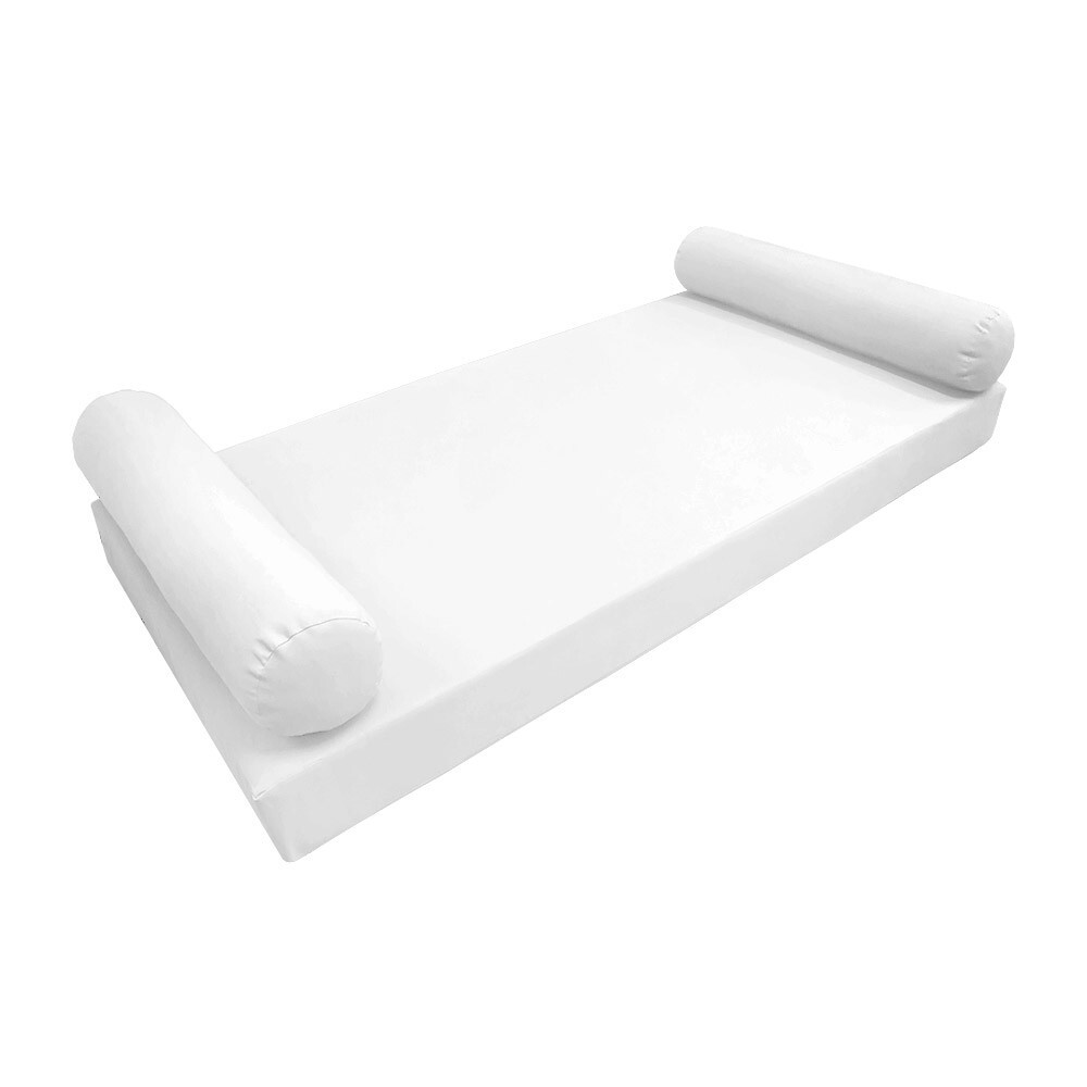|SLIPCOVER ONLY|S5 Daybed Mattress Bolster Pillow Cover Knife Edge Queen AD106