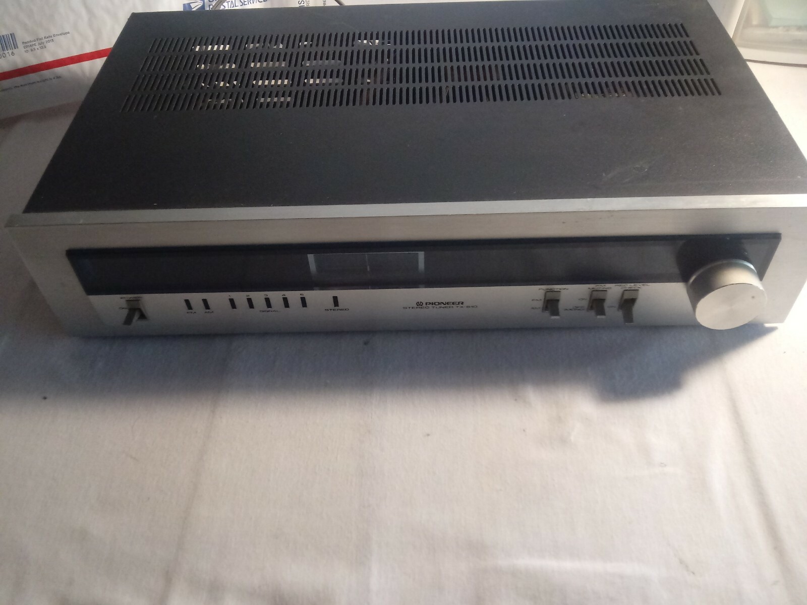 1980 Vintage Pioneer "Silver Face" TX-610 AM FM Stereo Tuner