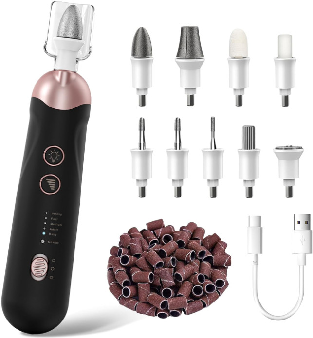 Kit Manicura Pedicura Profesional Taladro Uñas Inalámbrico 5 Velocidades, Nuevo