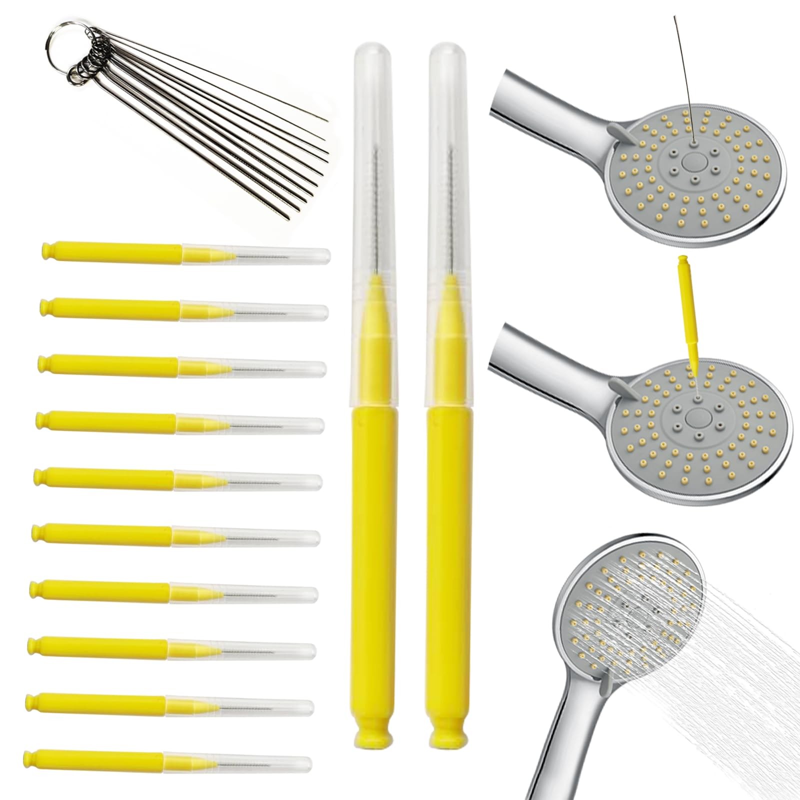 Shower Head Cleaning Brushes Bathing Nozzle Cleaners Picks Anti-Clogging Tools