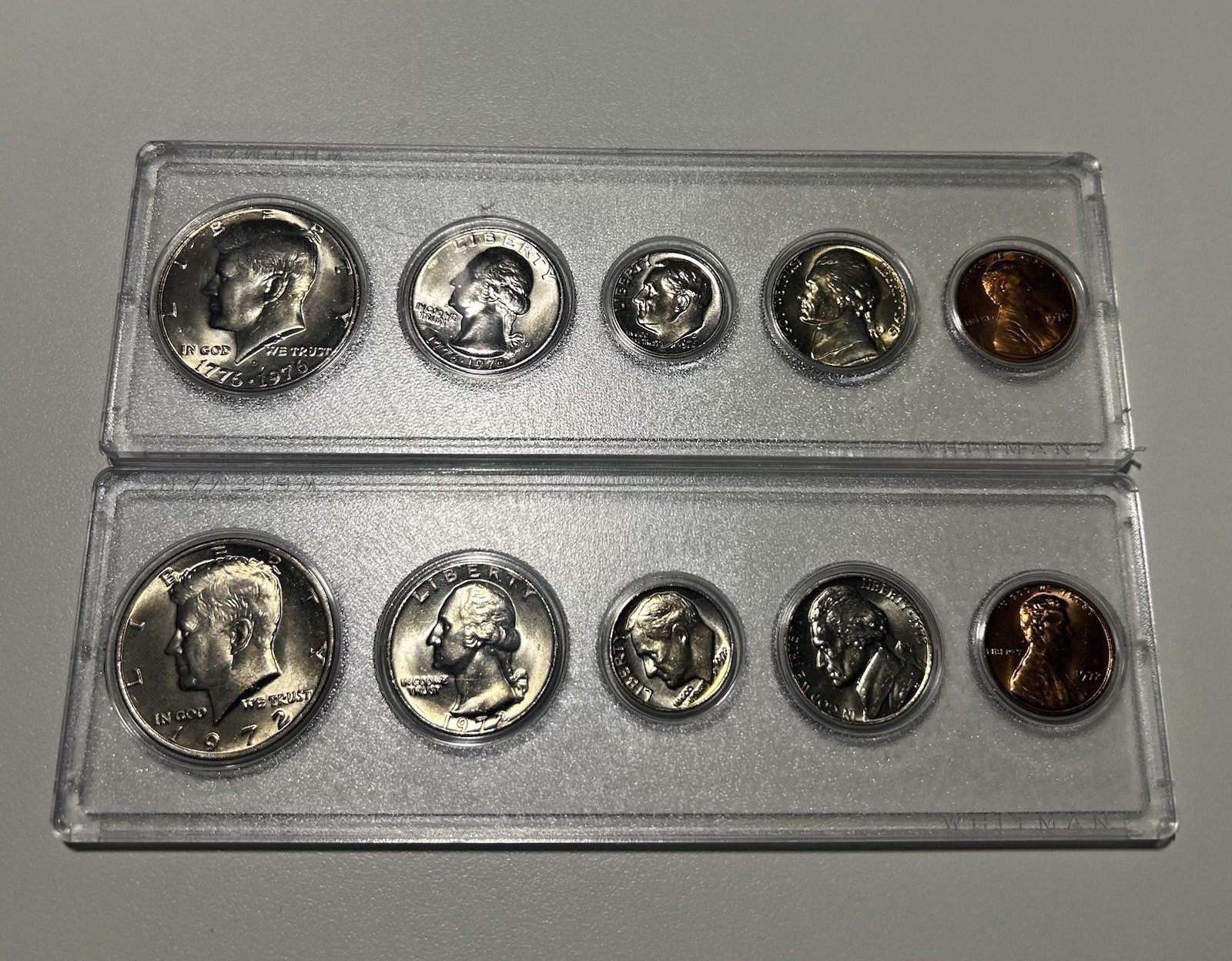 1972 Uncirculated Coins Proof Set X2