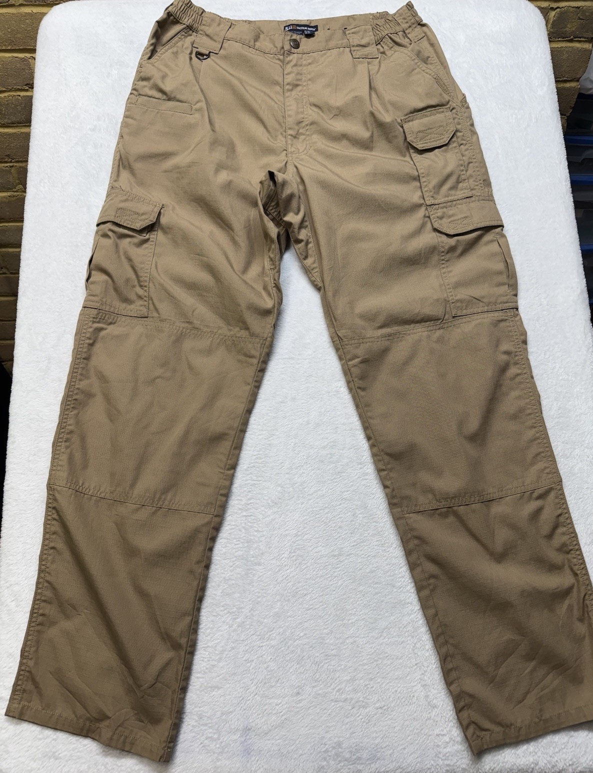 5.11 Tactical Series Tan 36x32 Tactical Shooting Pants First Responder 8 Pocket
